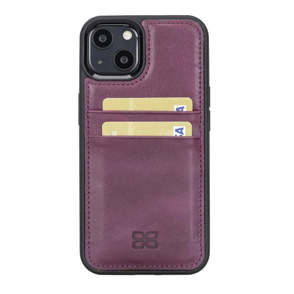 Flexible Leather Back Cover with Card Holder for iPhone 13 Series Bouletta LTD