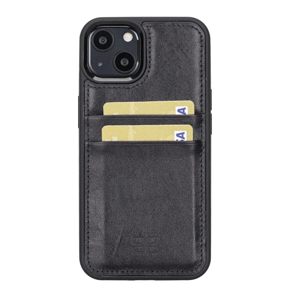 Flexible Leather Back Cover with Card Holder for iPhone 13 Series Bouletta LTD