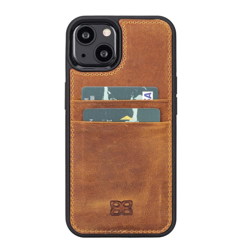 Flexible Leather Back Cover with Card Holder for iPhone 13 Series Bouletta LTD