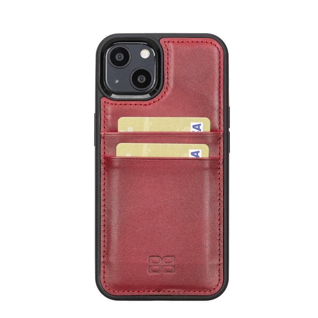 Flexible Leather Back Cover with Card Holder for iPhone 13 Series Bouletta LTD