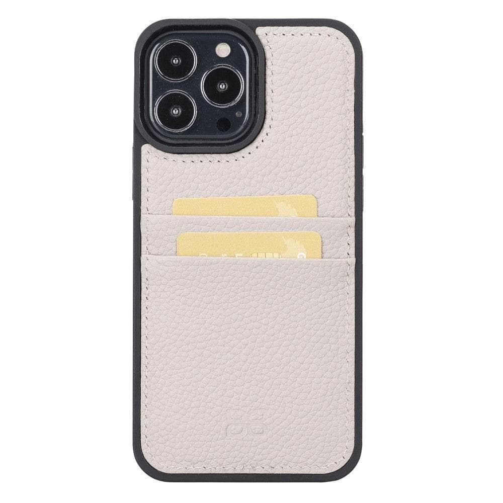 Flexible Leather Back Cover with Card Holder for iPhone 13 Series Bouletta LTD