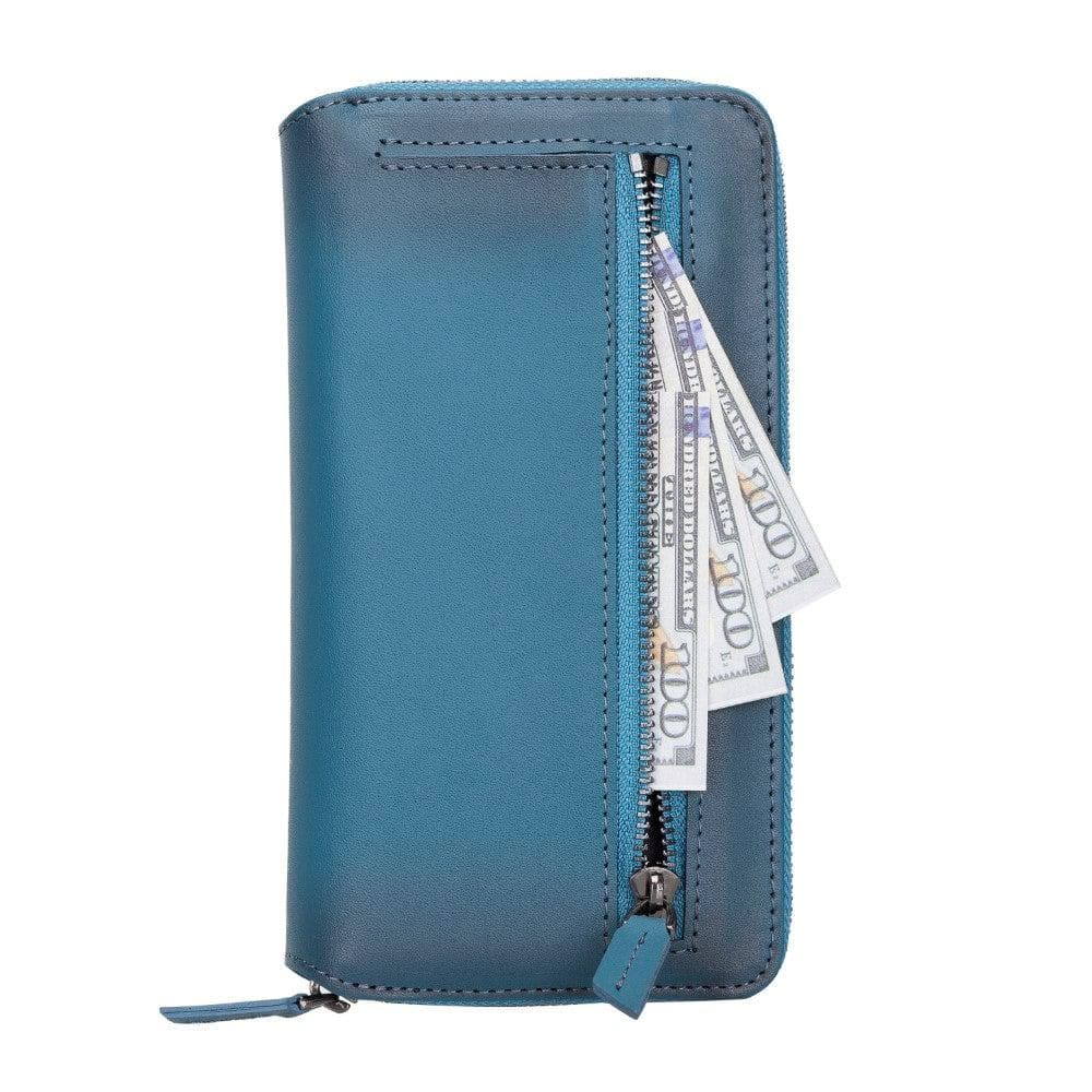 Detachable Leather Zipper Wallet Cases for Apple iPhone 13 Series Bouletta LTD