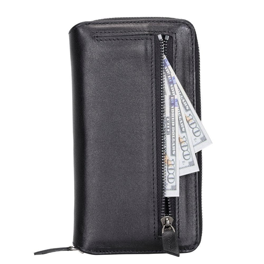 Detachable Leather Zipper Wallet Cases for Apple iPhone 13 Series Bouletta LTD