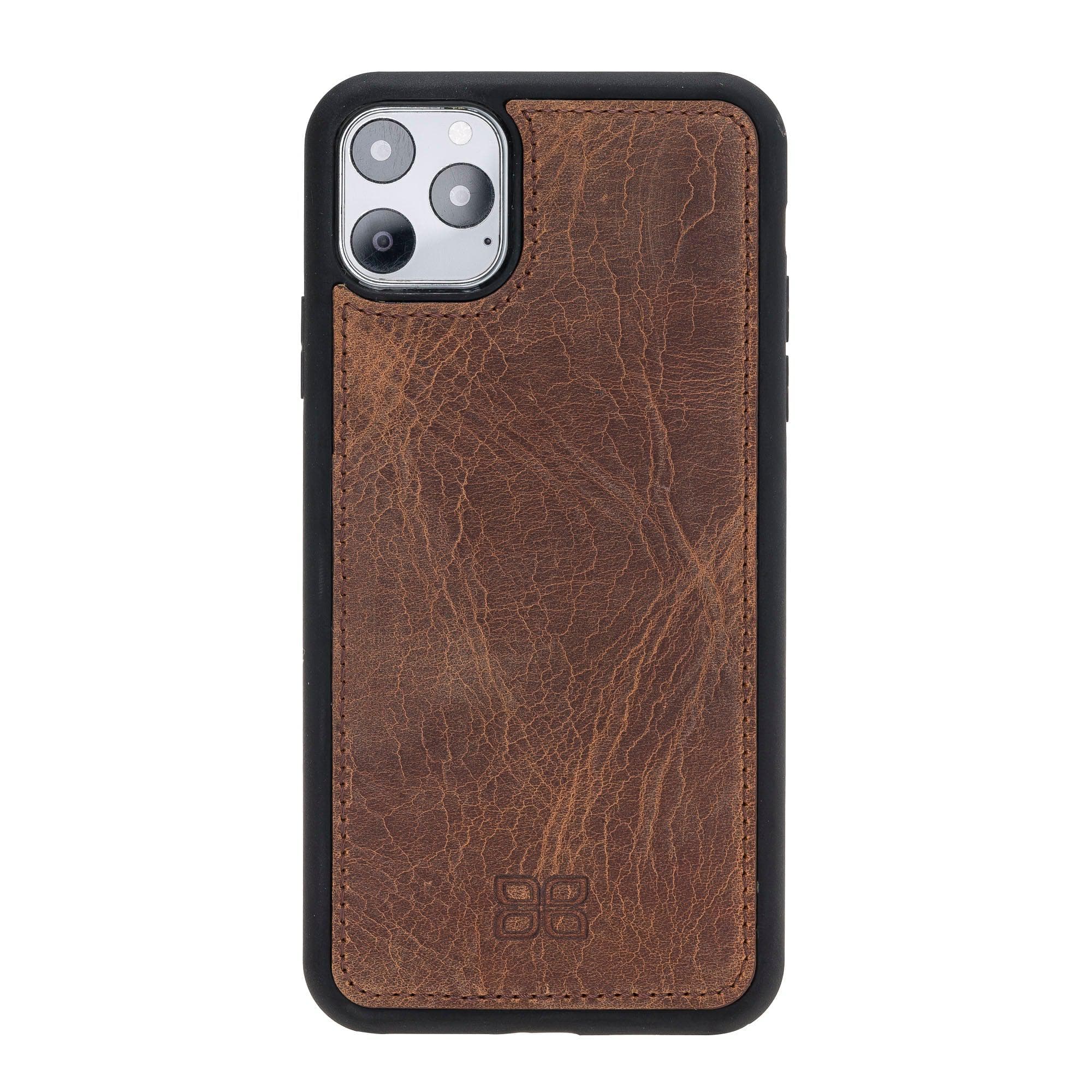 Magic iPhone 11 Series Detachable Genuine Leather Wallet Case - MW