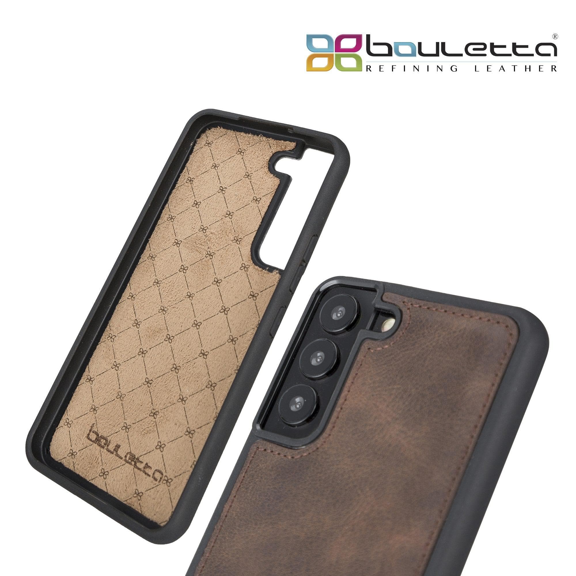 Samsung Galaxy S22 Series Genuine Leather Slim Back Cover Case Bouletta LTD