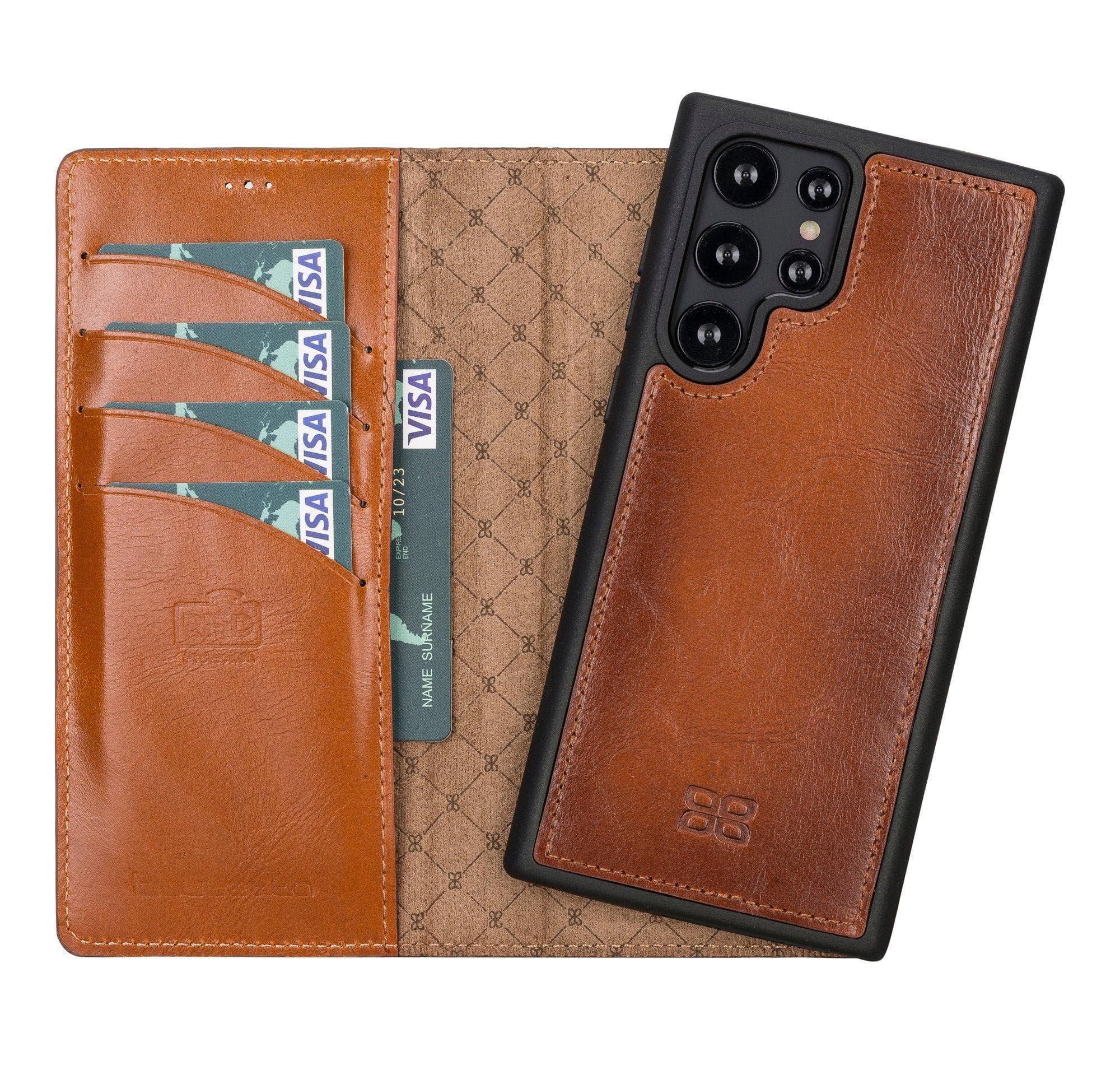 Samsung Galaxy S22 Series Leather Detachable Wallet Case Bouletta LTD