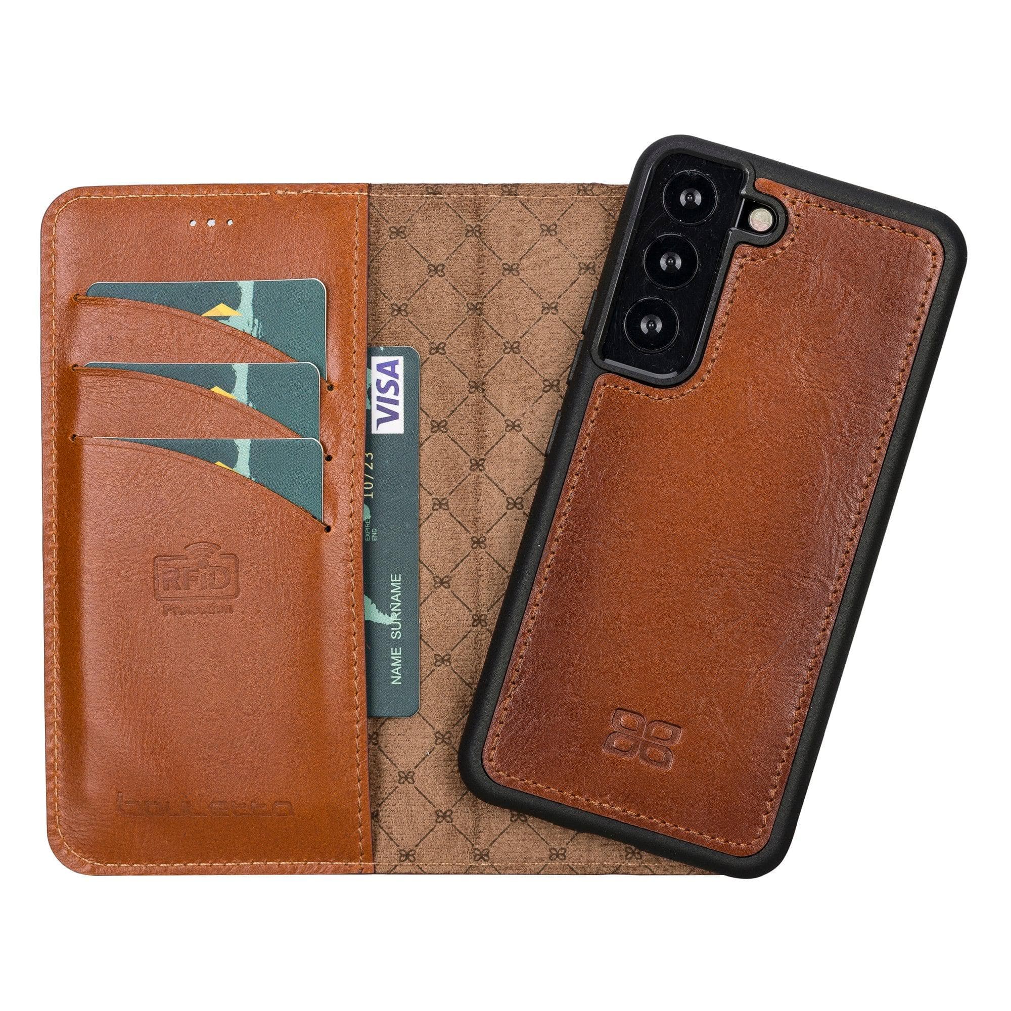 Samsung Galaxy S22 Series Leather Detachable Wallet Case Bouletta LTD