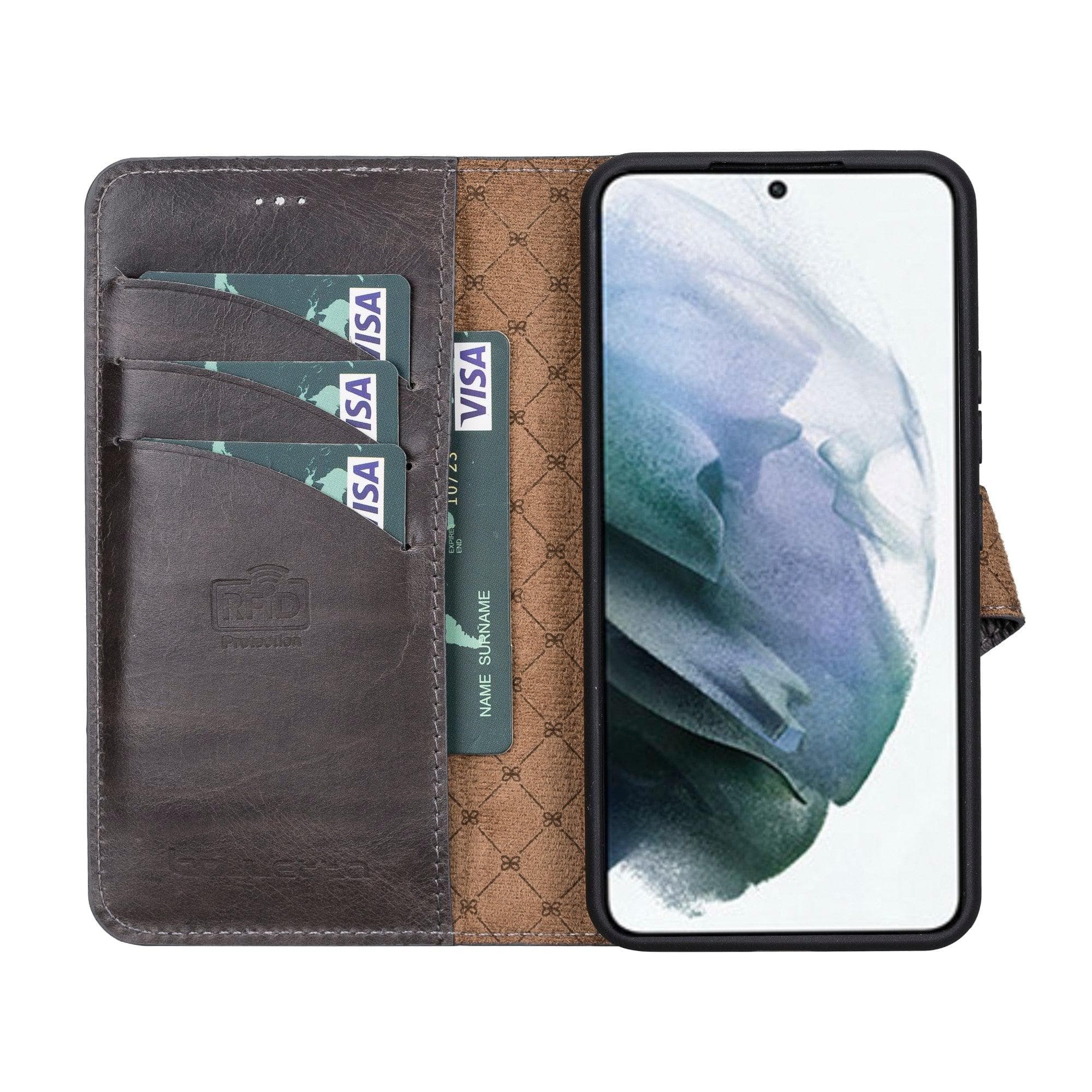 Samsung Galaxy S22 Series Leather Detachable Wallet Case Bouletta LTD