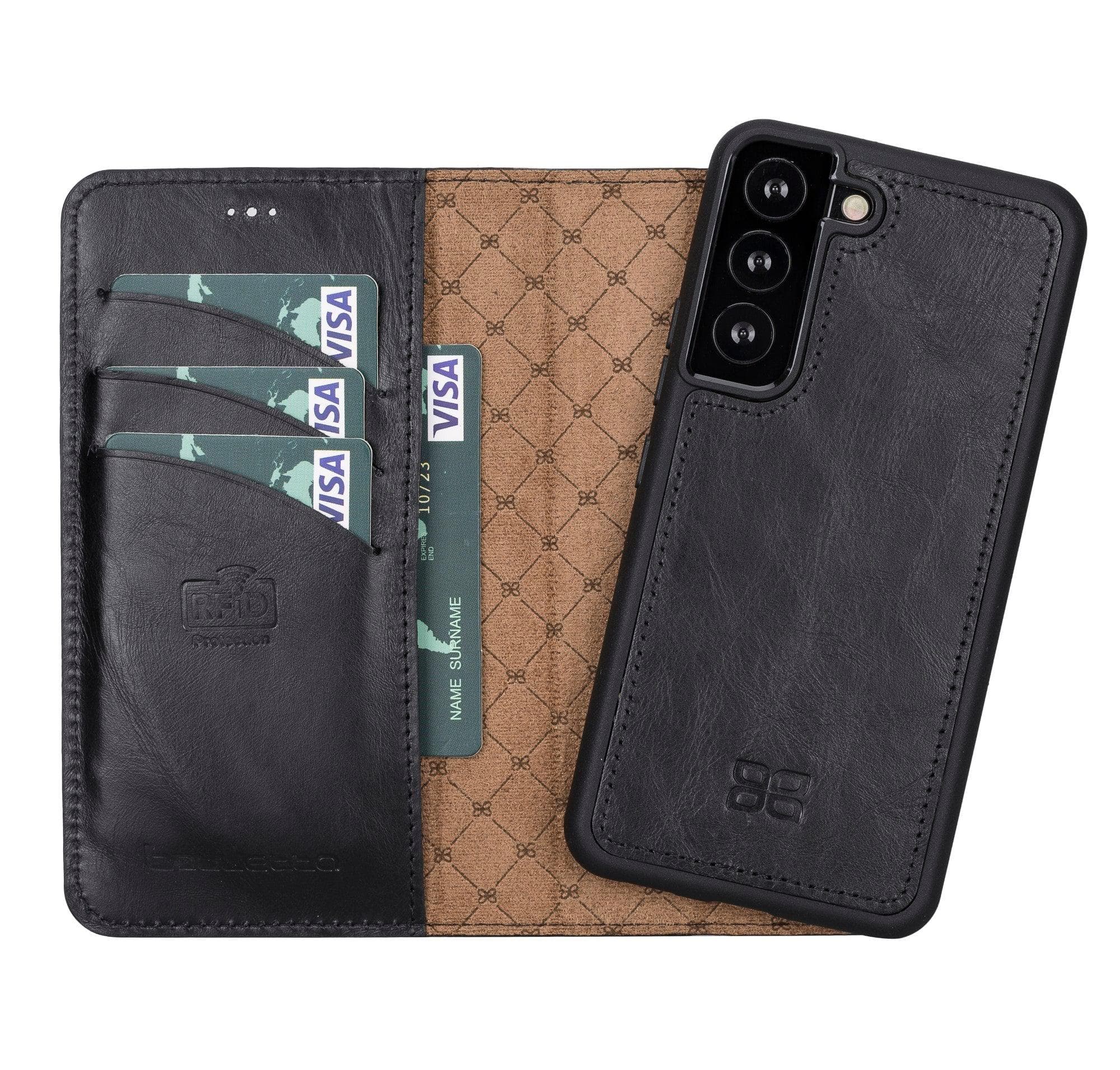 Samsung Galaxy S22 Series Leather Detachable Wallet Case Bouletta LTD