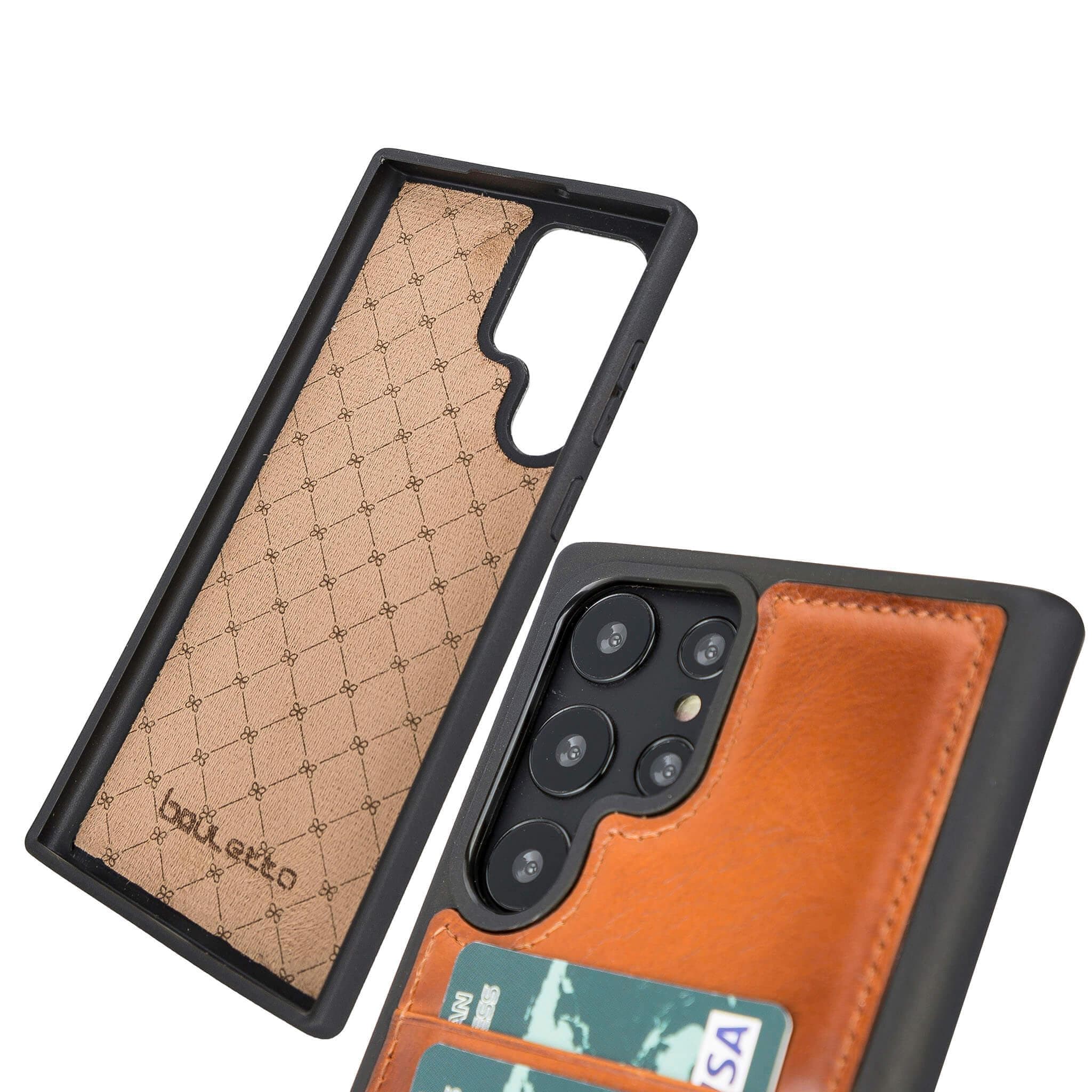 Samsung Galaxy S24 Series Leather Case with Card Holder - FXCP Bouletta LTD